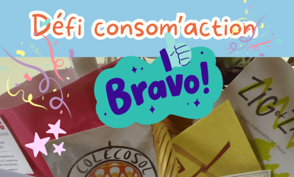 Le Défi Consom'Action est à présent terminé ! Un grand merci aux partenaires et à celleux qui ont joué le jeu du textile durable à Strasbourg ! défi