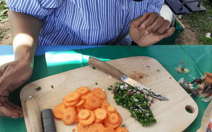 Retour sur une délicieuse journée autour de l'alimentation durable au jardin du Hohberg à l'occasion des Rendez-vous de l’Alimentation de juin 2025 cuisine jardin hohberg