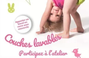 Couches lavables : atelier participatif ce mercredi 28 janvier