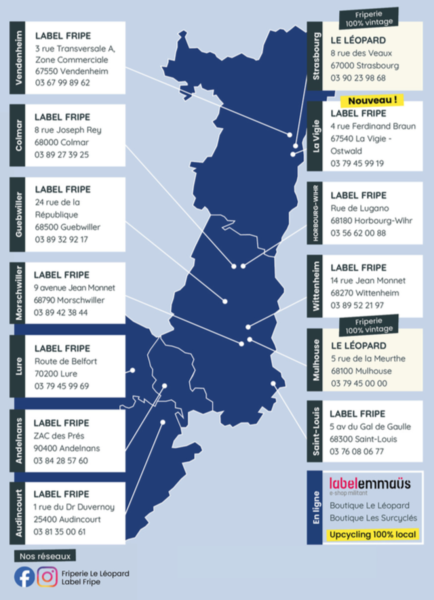 boutiques Label Fripe et Le Léopard