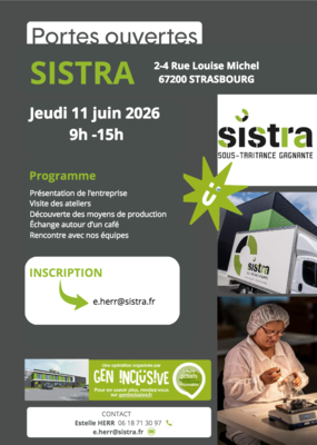 portes ouvertes 2026 sistra