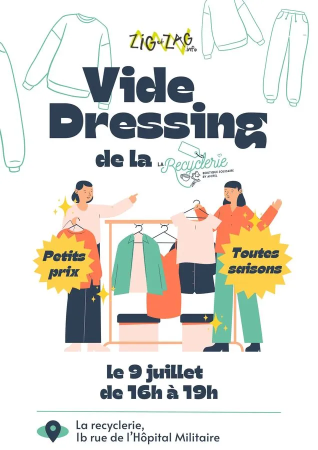 vide-dressing de La Recyclerie
